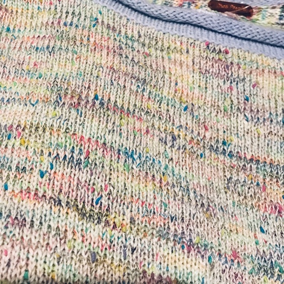 NEW Free People distressed space dye top - Picture 2 of 8